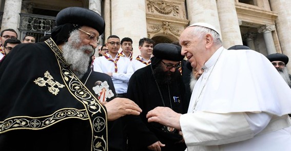 “Dia da amizade copta-católica”, a presença inusitada de Tawadros II na Audiência Geral