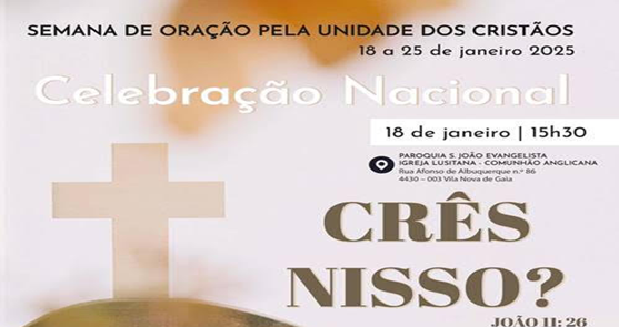 Semana de Oração pela Unidade dos Cristãos
