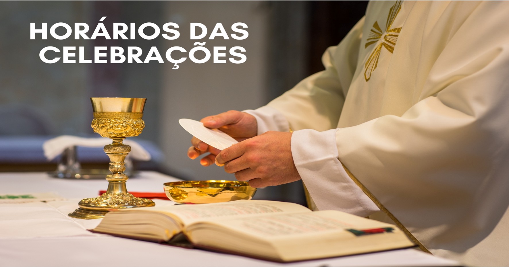 Horário das celebrações