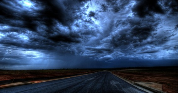 No olho da tempestade