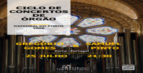 Concerto de Filipe Veríssimo na catedral do Porto