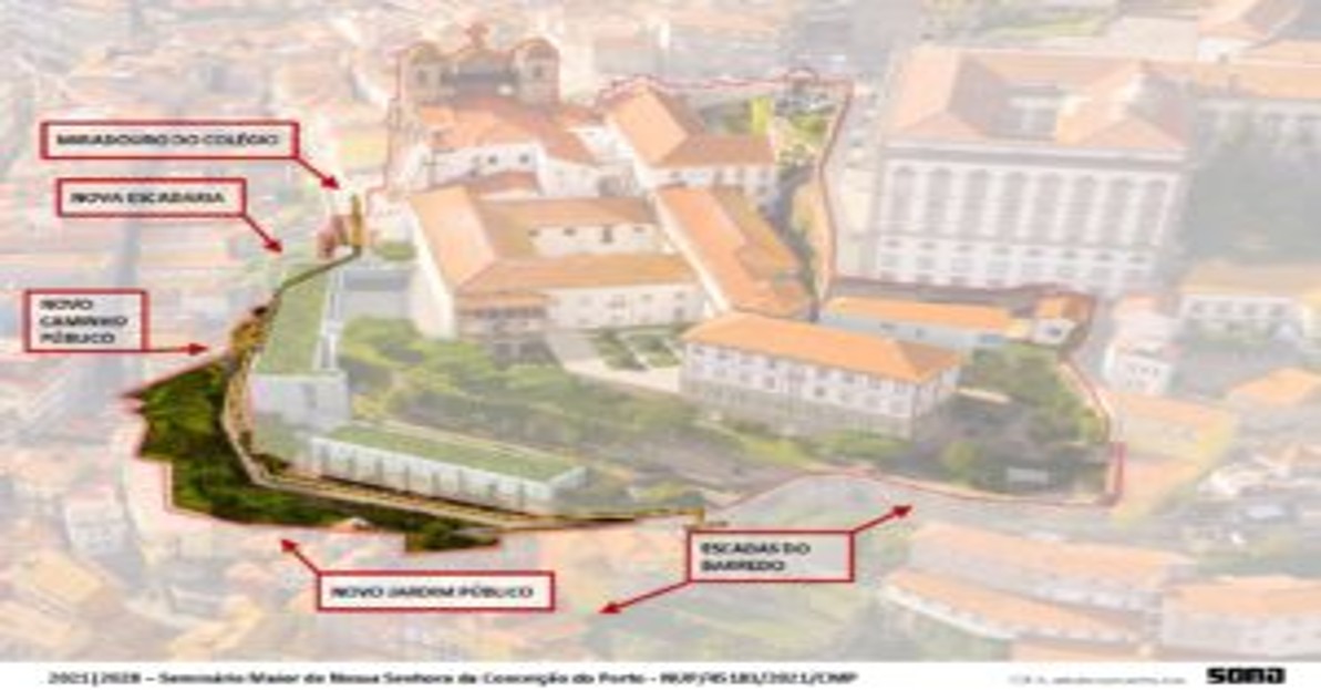 Obras no Seminário: diocese do Porto abre espaço à cidade
